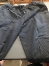 Kenneth Cole Reaction men lounge sleep pants sz L drawstring Black Bin21