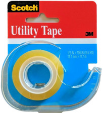 Scotch Utility Tape 1/2 in x 700 in, Clear - Free Shipping 
