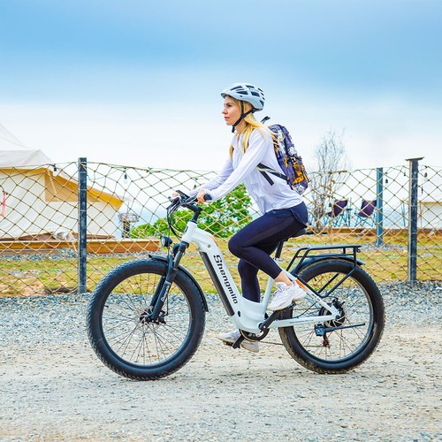 Bicicleta eléctrica de 26 pulgadas 48V17.5Ah E Bike Fatbike Pedelec bicicletas de ciudad E-MTB freno de aceite - Imagen 19 de 23