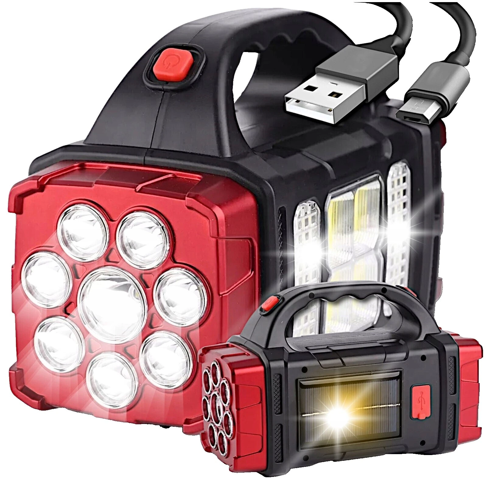 Solar LED Camping & Hiking Flashlights