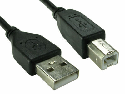 Kramer 4,6m USB 2.0 High Speed Kabel Druckerkabel A auf B schwarz C-USB/AB-15