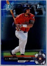 2017 Bowman Draft Chrome 1st Bowman Blue Refractor /150 JJ Matijevic #BDC-109