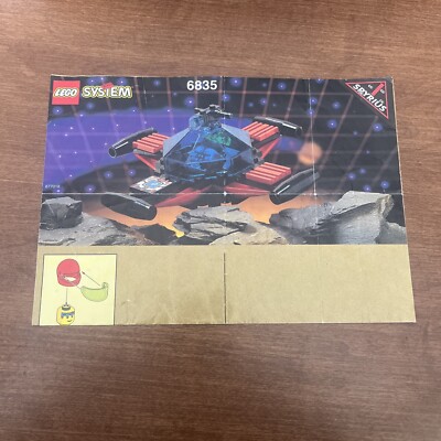 Lego System 6835 Spyrius Saucer Scout Instruction Manual Booklet Only 1994