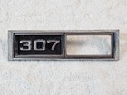 Original 1969 Chevrolet 307 Fender Bezel Emblem P# 3929993 Qty 1 VTG