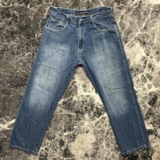 Vintage Southpole Jeans Mens 34x30 Brown Tab Baggy Pants Skate Y2K Wide Denim