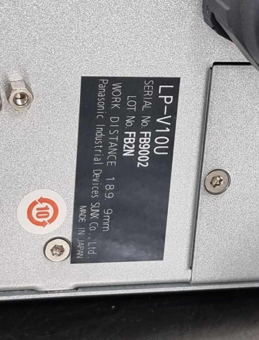 USED PANASONIC SUNX LP-V10U FAYb Laser Marker | eBay USED PANASONIC SUNX LP-V10U FAYb Laser Marker | eBay