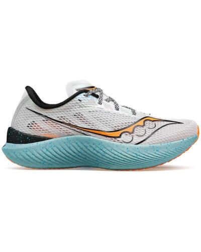 Saucony Endorphin Pro 3 Running Shoes for Men Fog/ViZiOrange-