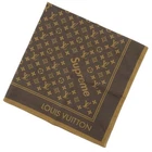 Foulard bandana Supreme x Louis Vuitton LV monogramme marron 100%