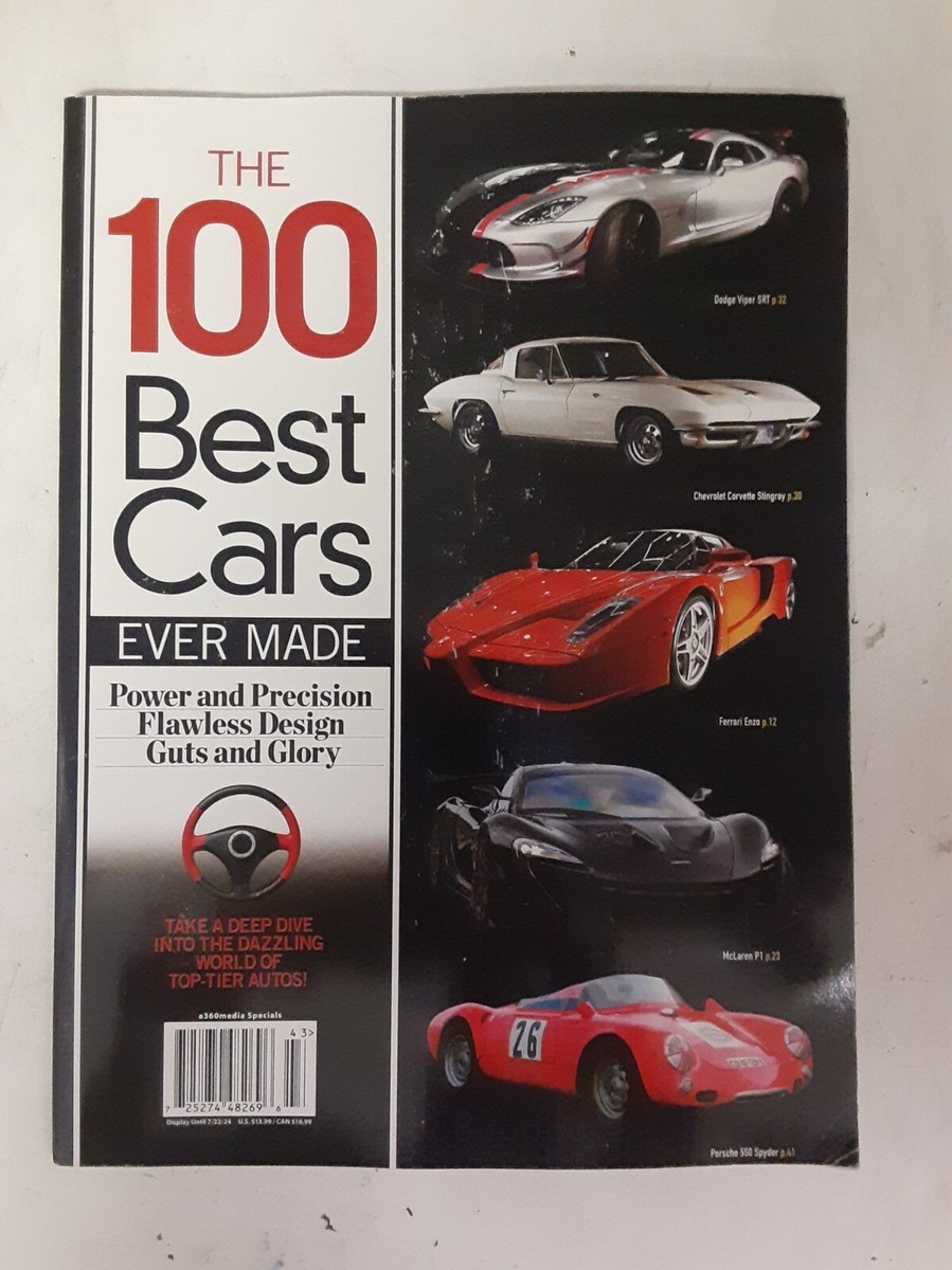 The 100 Best Cars Ever Made - Power and Precision 2024 Magazine | eBay