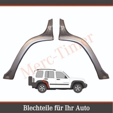 Jeep Cherokee Liberty KJ 2001-08 Paar Reparaturblech Radlauf Hinten Rechts Links