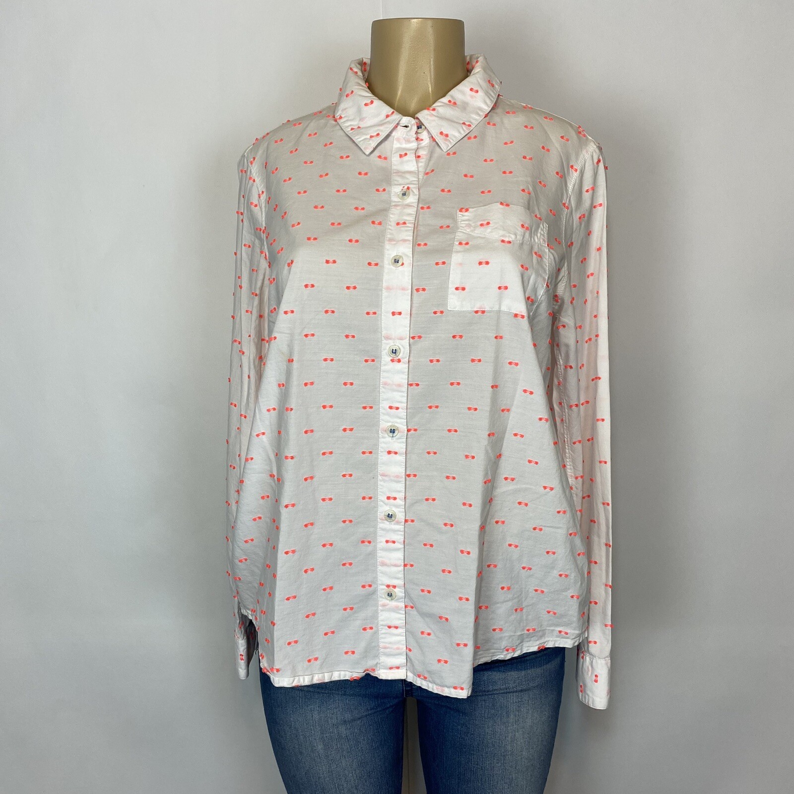 Splendid patterned long sleeve button up Shirt Wo… - image 1