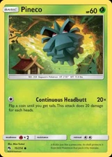 Pokemon Pineco (15/240) Lost Thunder LP