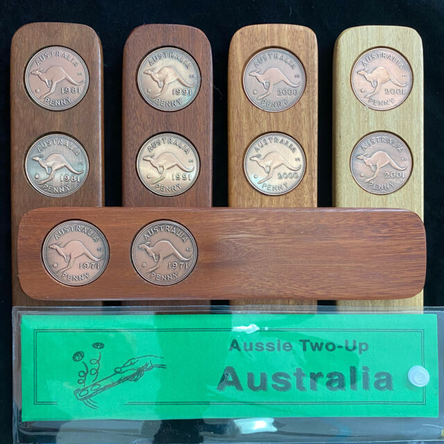 ANZAC DAY Aussie Two-Up Game set with Australian pennies Birthday Gift