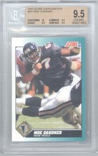1991 Score Supplemental Moe Gardner (#64T) BGS9.5 (10 Centering and 3-9.5s)