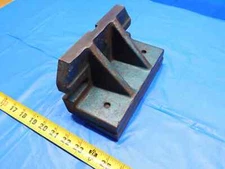 8" WIDE RIGHT ANGLE CLAMPING PLATE FIXTURE REMOVABLE HARDENED VISE PLATE MILLING