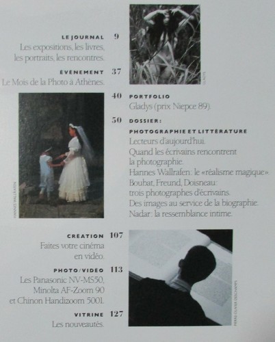 1989 MAGAZINE PHOTOGRAPHS N° 14 SPECIAL PHOTOGRAPHY & LITERATURE - Picture 2 of 2