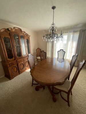 Thomasville Dining Set 9 piece set EXCELLENT condition | eBay
