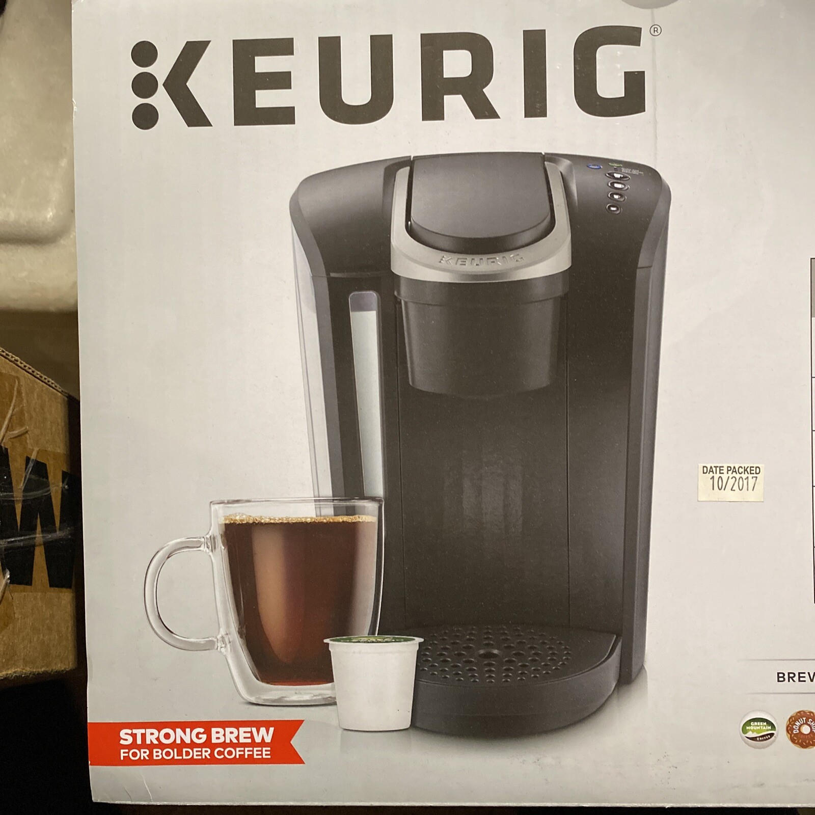 Keurig KSelect Strong Brew SingleServe KCup Pod Coffee Maker Matte