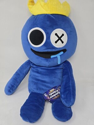 RAINBOW FRIENDS - Blue Huge Plush (24'' Tall Toy Plush) PhatMajo