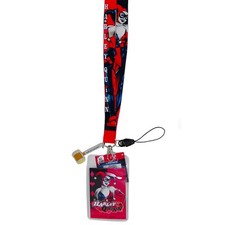 DC Comic Harley Quinn Lanyard with PVC Dangle