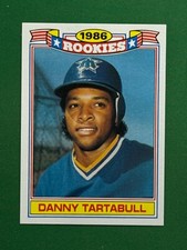 1987 Topps Baseball 1986 Rookies Commemorative Set Glossy #19 Danny Tartabull