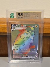 MNT  9.5 Pokemon Morpeko VMAX Full Art Rainbow Ultra Rare 204/202 Sword & Shield on eBay