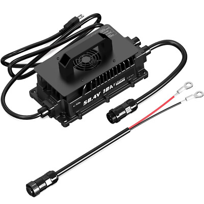 58.4V 10A LiFePO4 Battery Charger Usd For 51.2V 48V 16S LiFePO4 Smart Fast Charger - 44 - View #14