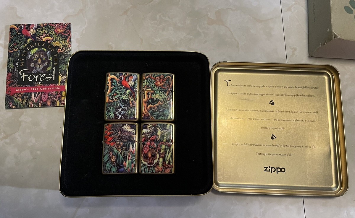 Zippo Lighters 1995 Limited Edition Mysteries Of The Forest 4