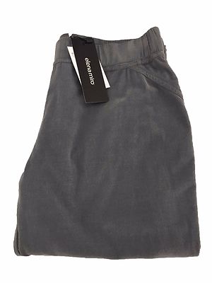 ELENA MIRO' pantalone donna grigio cotone velluto a righe con