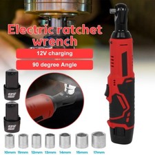 38 Electric Cordless Ratchet Right Angle Wrench Impact Power Tool 2 Battery 38 Electric Cordless Ratchet Right Angle Wrench Impact Power Tool 2 Battery
