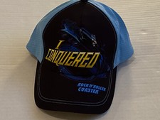Disney Parks "I Conquered Rock N' Roller Coaster" Youth Baseball Cap Hat NEW