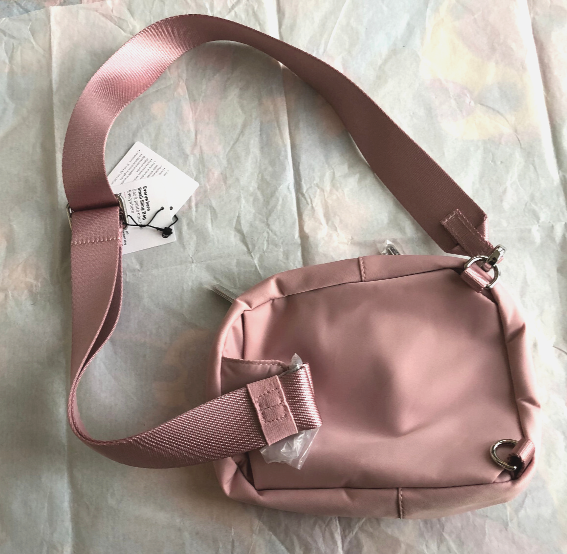 New Lululemon Everywhere Small 2L Sling Bag Pink Haze