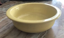 FIESTA WARE YELLOW 8 .5  INCH  SERVING/SOUP BOWL