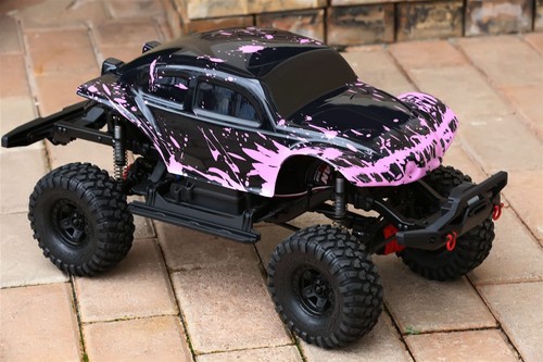 Custom Buggy Body Muddy Pink for Traxxas TRX-4 Trail Crawler Truck Car Shell - Picture 5 of 6