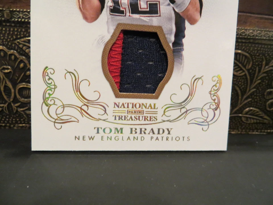 National Treasures Century Materials Prime Jersey Patriots Tom Brady 15/25  2013 - Image 2 of 4