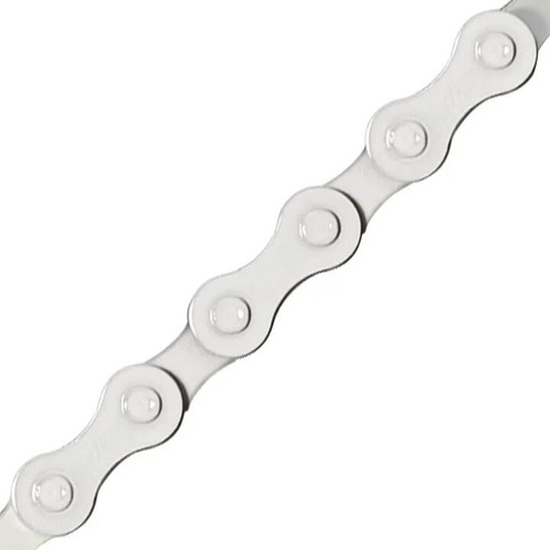 KMC ALTALINE Single Speed BIKE WHITE Chain 1/2x1/8x112 LINKS Cruiser FIXIE BMX. - Picture 2 of 2