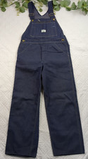 VTG Sears Tradewear Union Made Blue Denim Overalls Made in USA 36 x 30