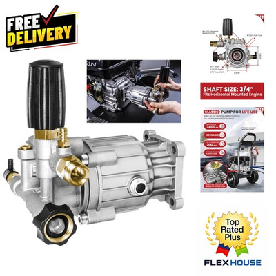 #ad #ad Effortless Pressure Control: 3400 PSI Self Priming Washer Pump for Easy Tasks $121.04