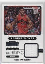 2022-23 Panini Contenders Rookie Ticket Swatches Christian Koloko #RTS-CKT 1o6w