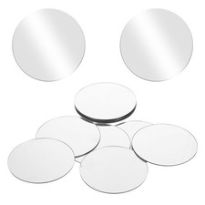 20 Pcs Small Circle Mirror 3 Inch Mini Acrylic Round Mirror Tiles Self Adhesi...