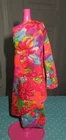 Vintage TNT Barbie 1967 Floating Gardens 1696 Red Floral MOD Dress Japan