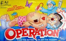 Operation Game by Hasbro 2015 Make Him Better or Get The Buzzer! (6+)  Complete