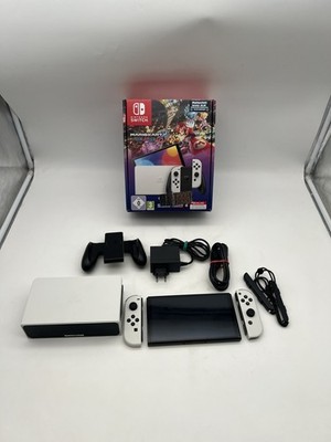 Nintendo Switch OLED Weiß Konsole - OVP - Komplett