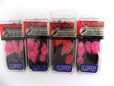 YUM LPT WOOLEY BEAVERTAIL 1.5" ASSORTED COLORS - USA - 80 LURES - #746i