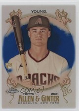 2021 Topps Allen & Ginter Chrome Blue Refractor 146/150 Andy Young #158 lz7