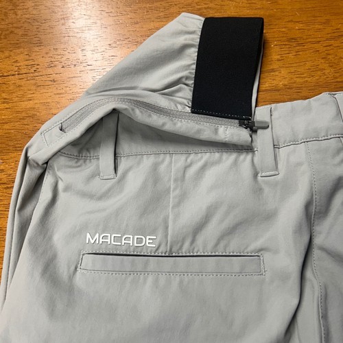Pantalone golf macade uomo taglia 36 slim fit regular grigio nylon leggero - Foto 8 di 13