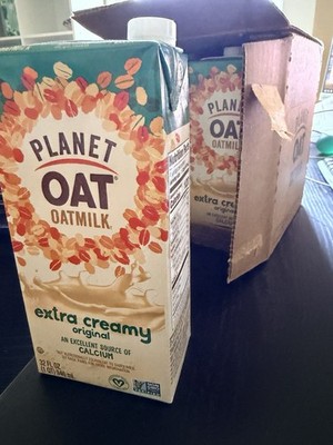 Planet Oat Extra Creamy Original Oatmilk 32 fl oz Carton Non GMO Vegan (6 count)