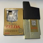 The Legend of Zelda (Nintendo NES, 1987) w/box NO MANUAL - As Is Untested