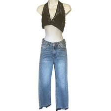 Unbranded Women Lace Whimsigoth Halter Bralette XL Black Boho Coquette Festival