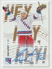 2025-26 UD NY RANGERS CENTENNIAL HEY, HEY, HEY ! AUTO 1:90 PACKS SEAN AVERY